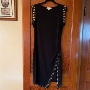 Michael Kors Black Dress with gold accents